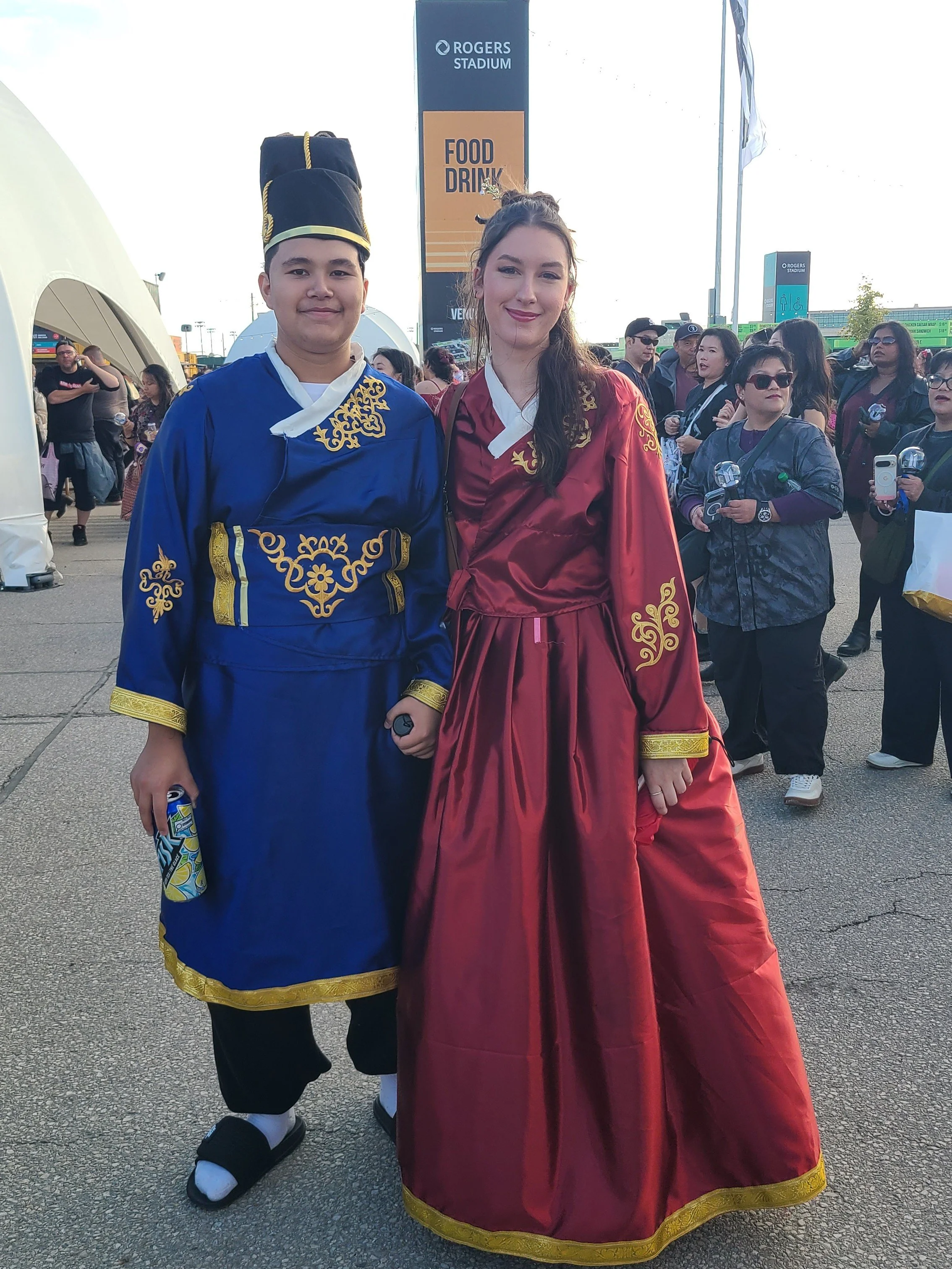 ARMY dressed in traditional costume