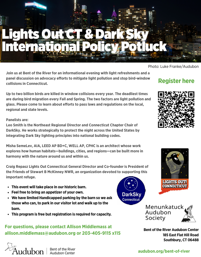 Lights Out CT & Dark Sky International Policy Potluck