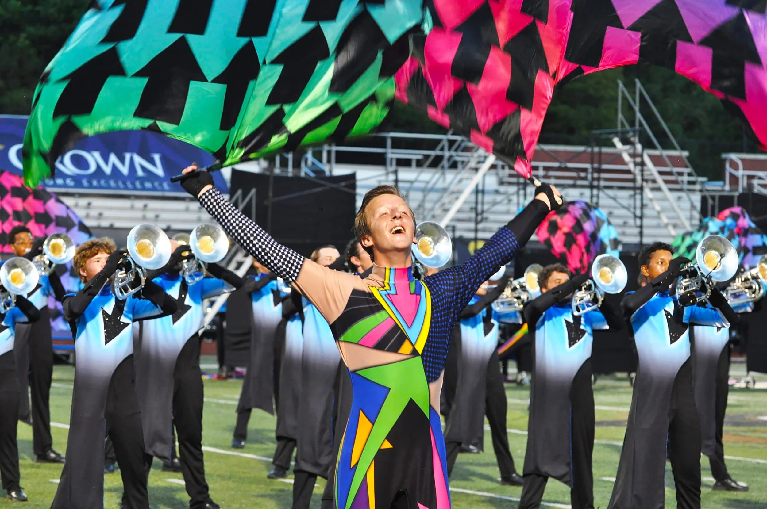 Alumni Spotlight: Spirit Alumnus Whose Summer Rook-Out Journey Was Often Captured On Camera. Christopher Opalka - Colorguard 2023