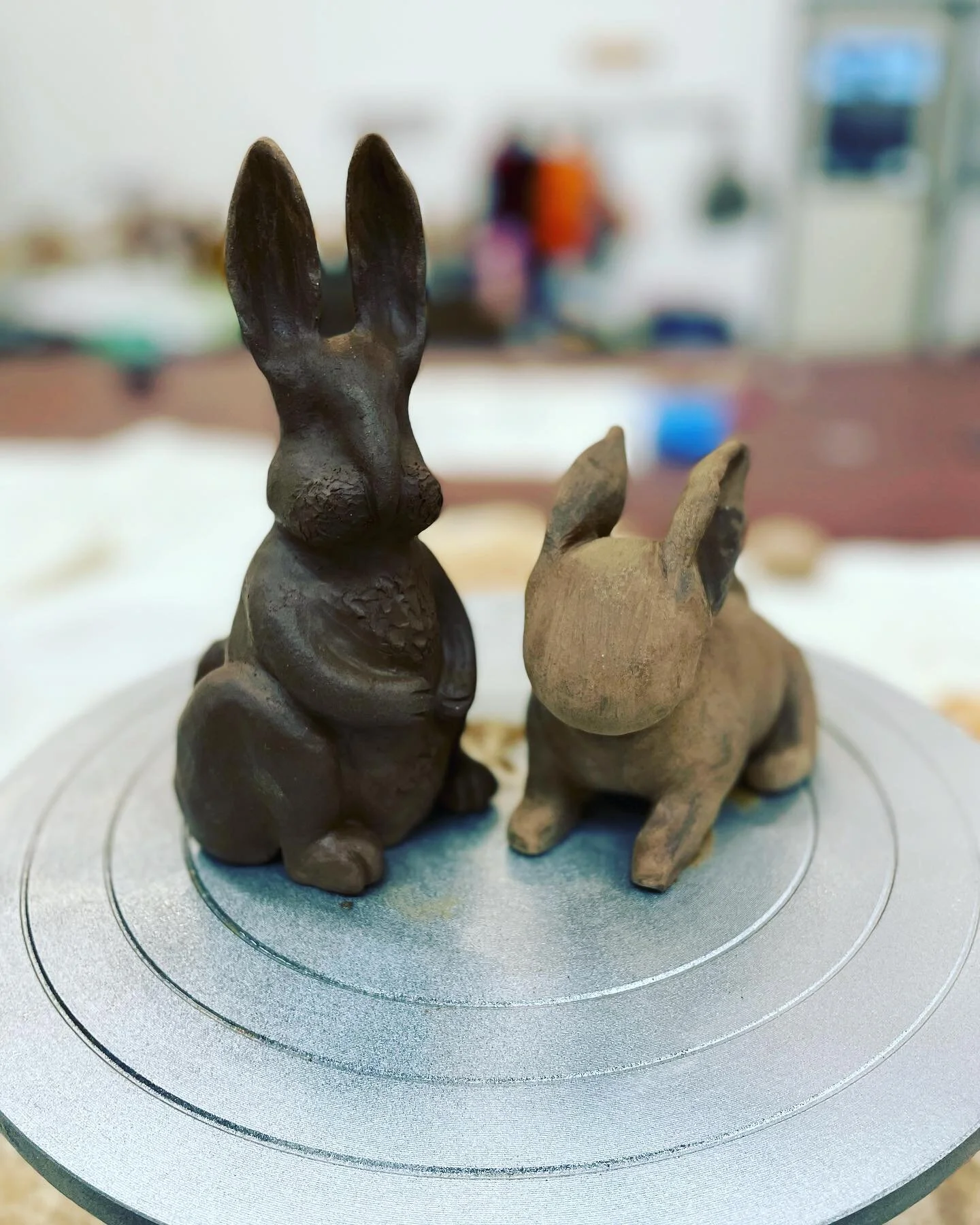 #eagleriveralaska 
Bunny sculpting!!