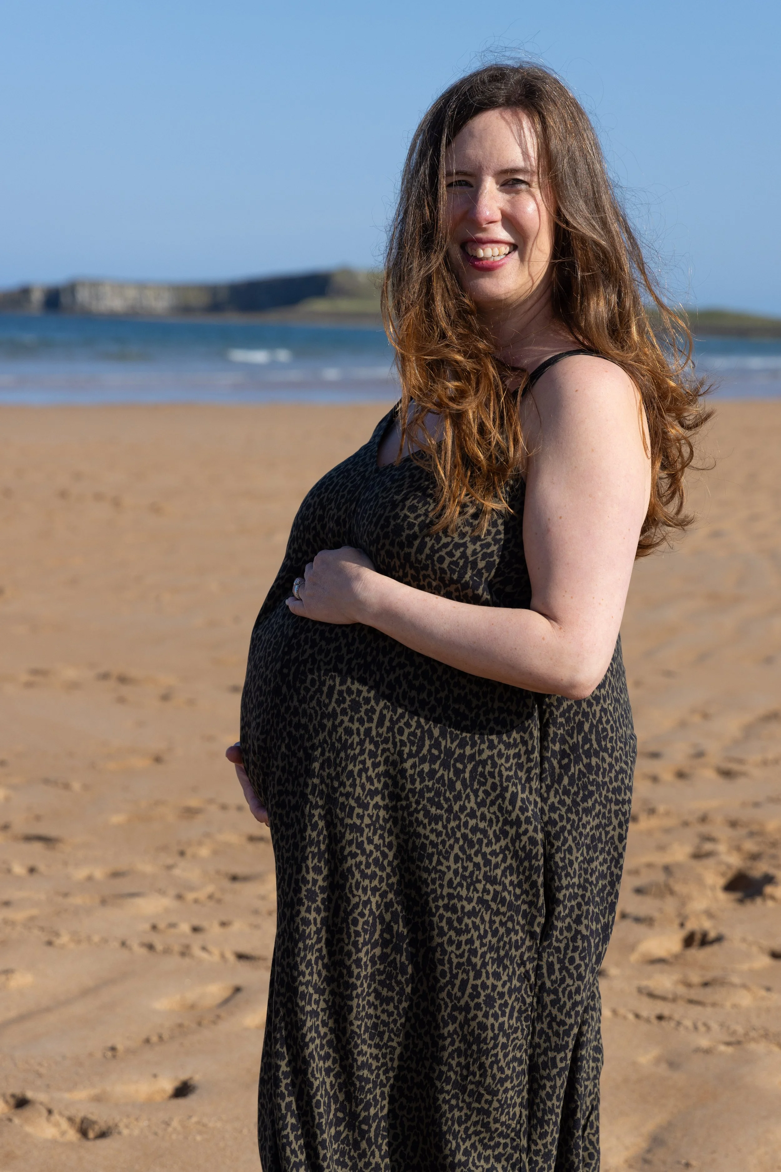 Embleton Bay maternity photoshoot