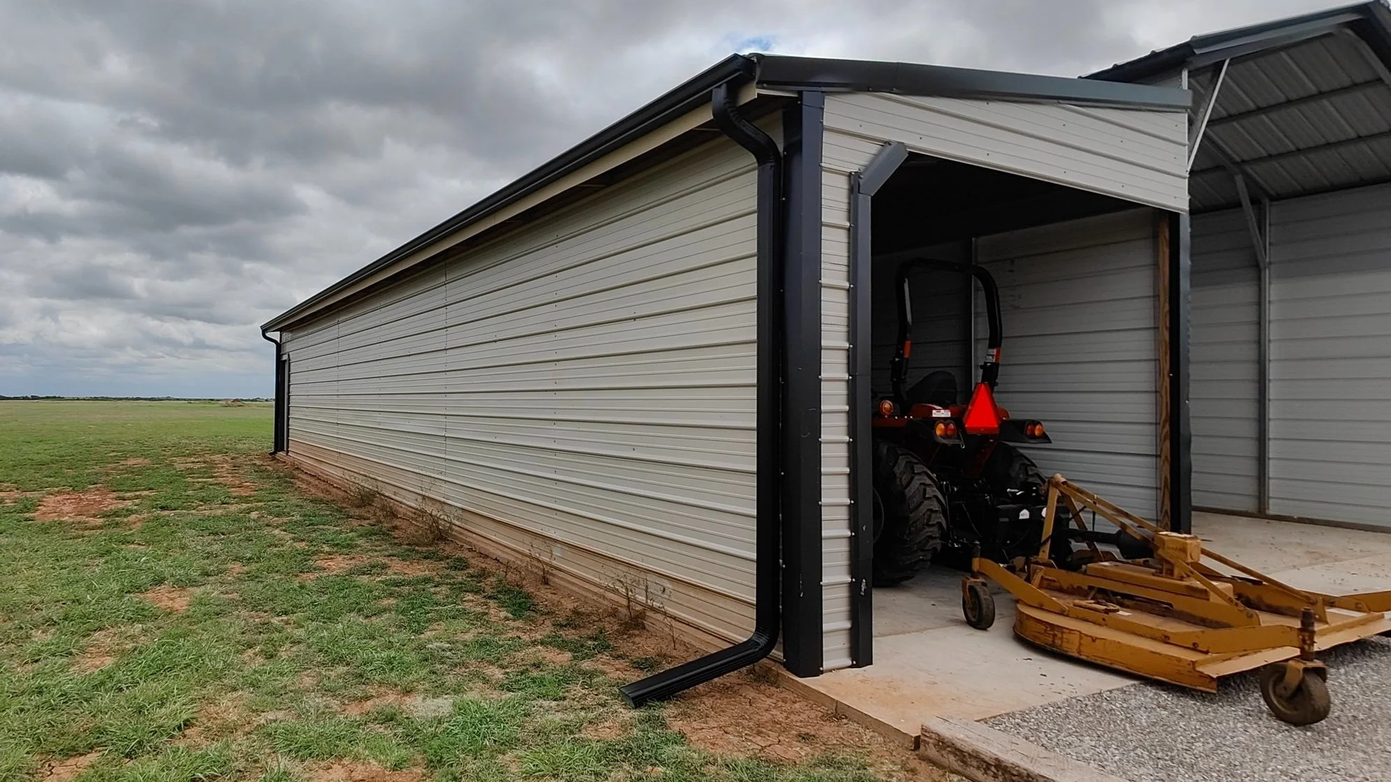 Geronimo Barn Transformed with Seamless Gutters and Fascia