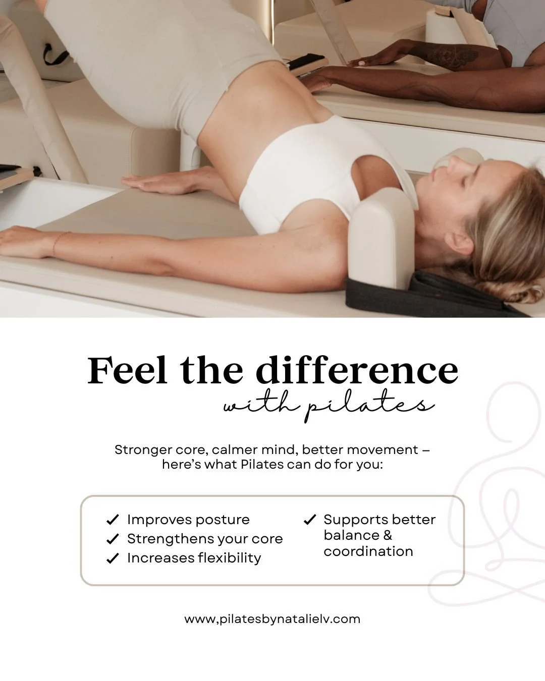 Feel the difference in how Pilates can support your goals 💪

DM me for current openings ❤️