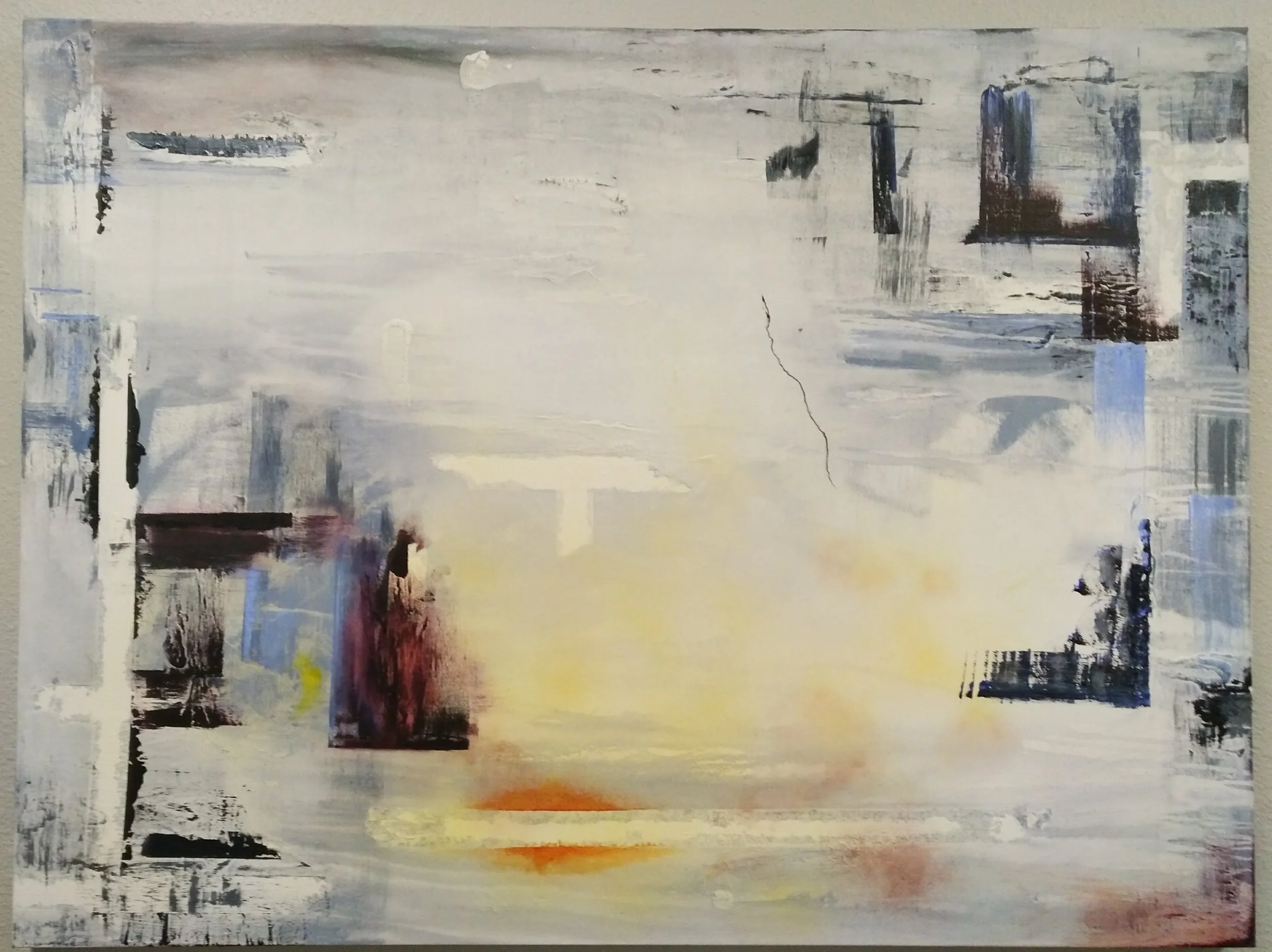 Electric Sunset 
32 x 48 x 2 SOLD
Acrylic on Canvas