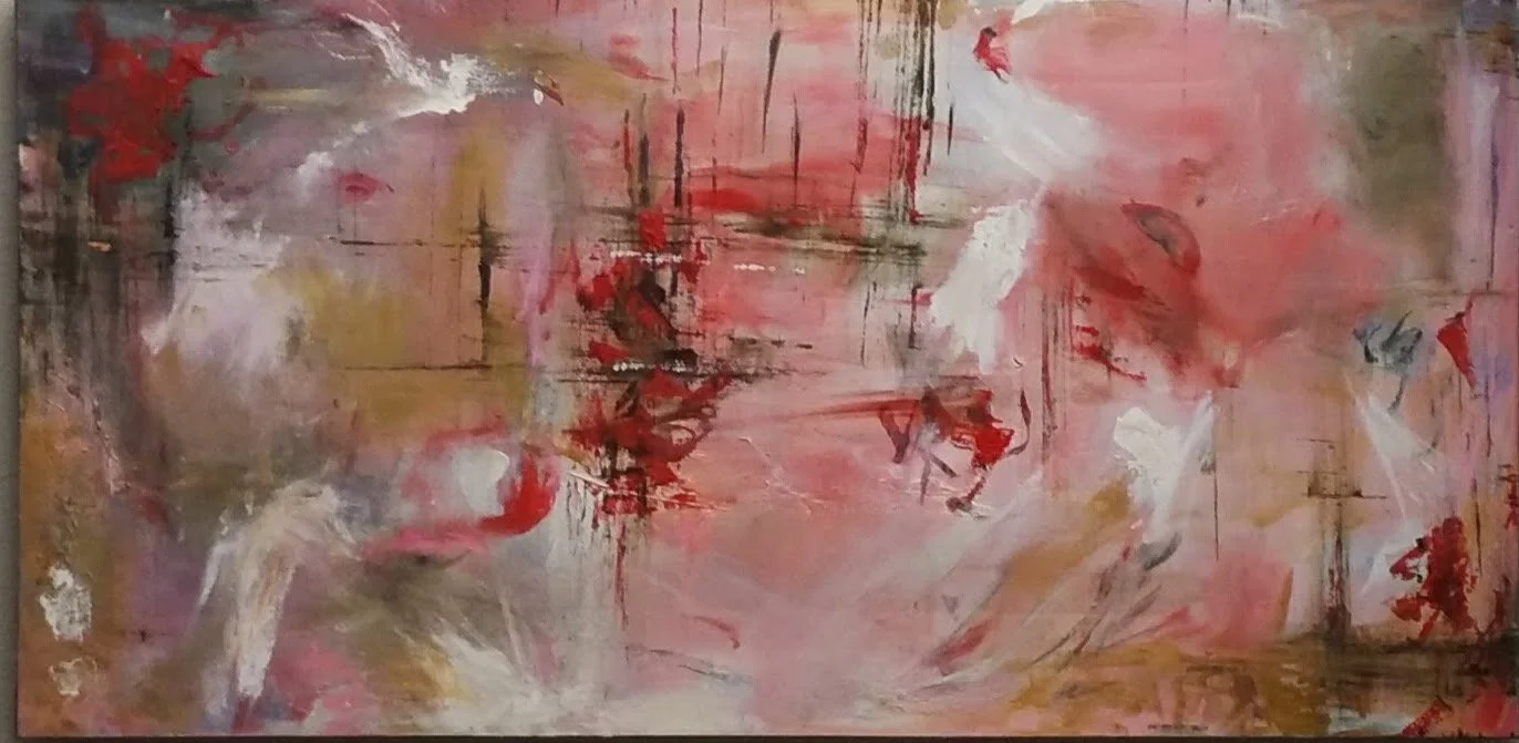 'Distracted' SOLD
Acrylic on Canvas 24 x 40 x 3