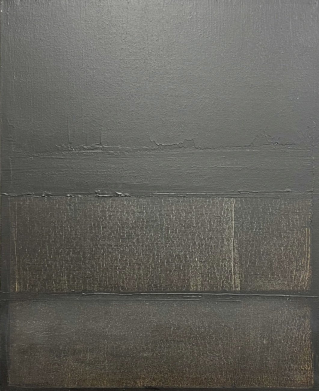 'Solidity No 1'
This painting is currently for sale.  $300
Acrylic on canvas with wood frame
 20 x 22 x 3 in
