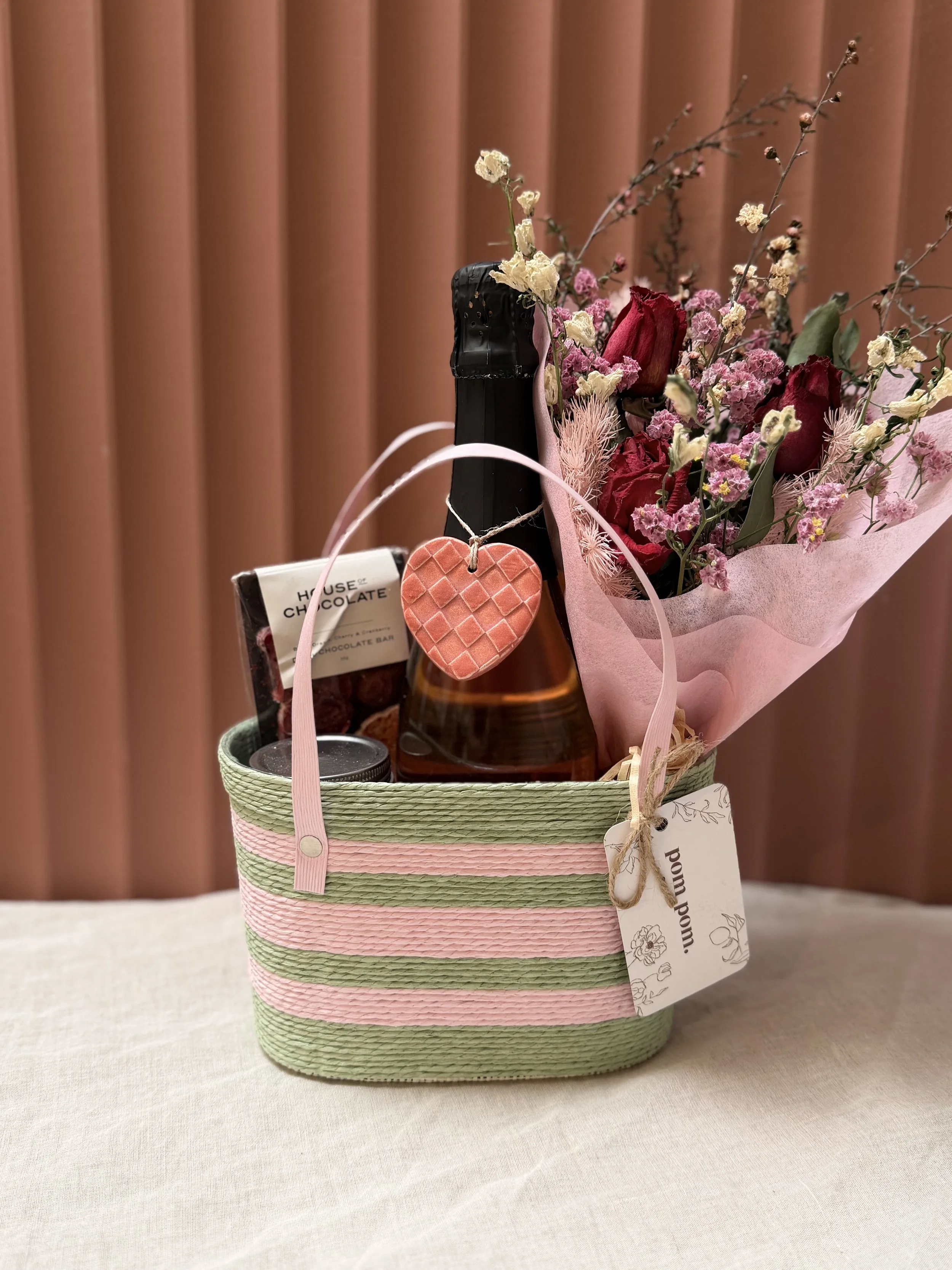 Romantic Rose Basket