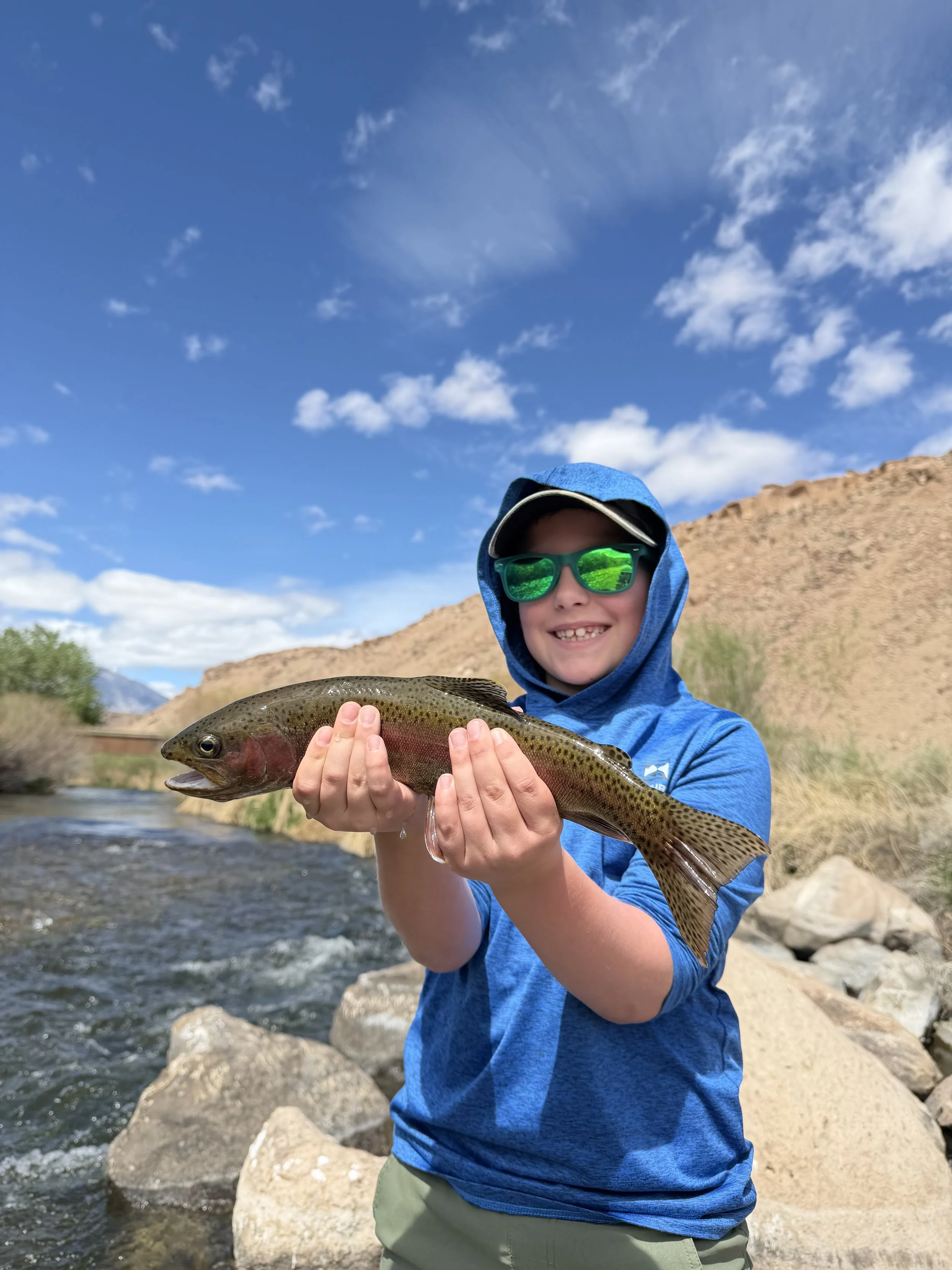       
  
    Insanely warm spring so far.  Had a few days of snapping back into more typical March weather / temps, but looks like good weather and warmer temps in the forecast.  Access to Hot Creek / Upper Owens is great, with some muddy patches to