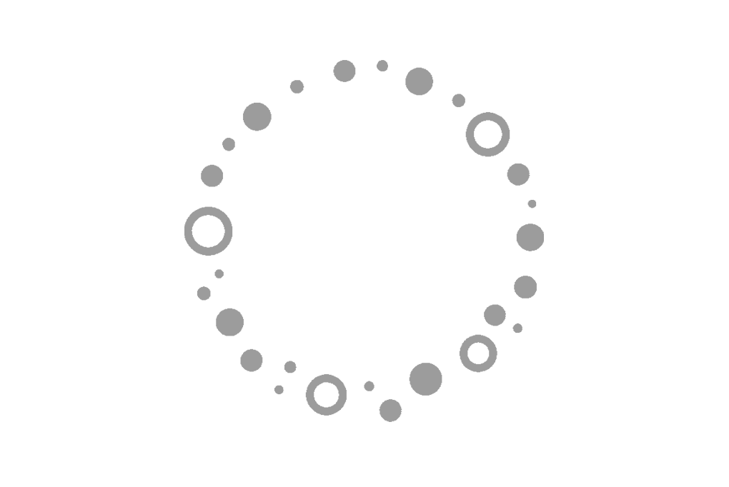 Bläschen-Icon zur Veranschaulichung der Vielfalt der bakteriellen Gemeinschaft des Mikrobioms
