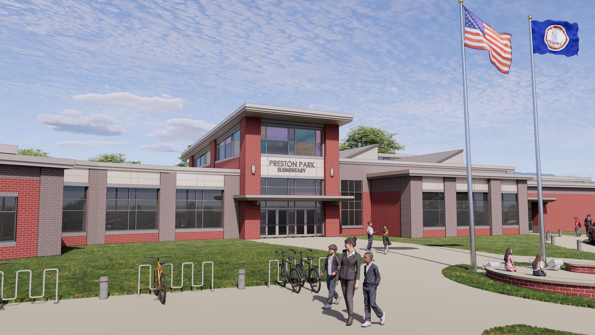 Hard Hat Tour at Preston Park Elementary