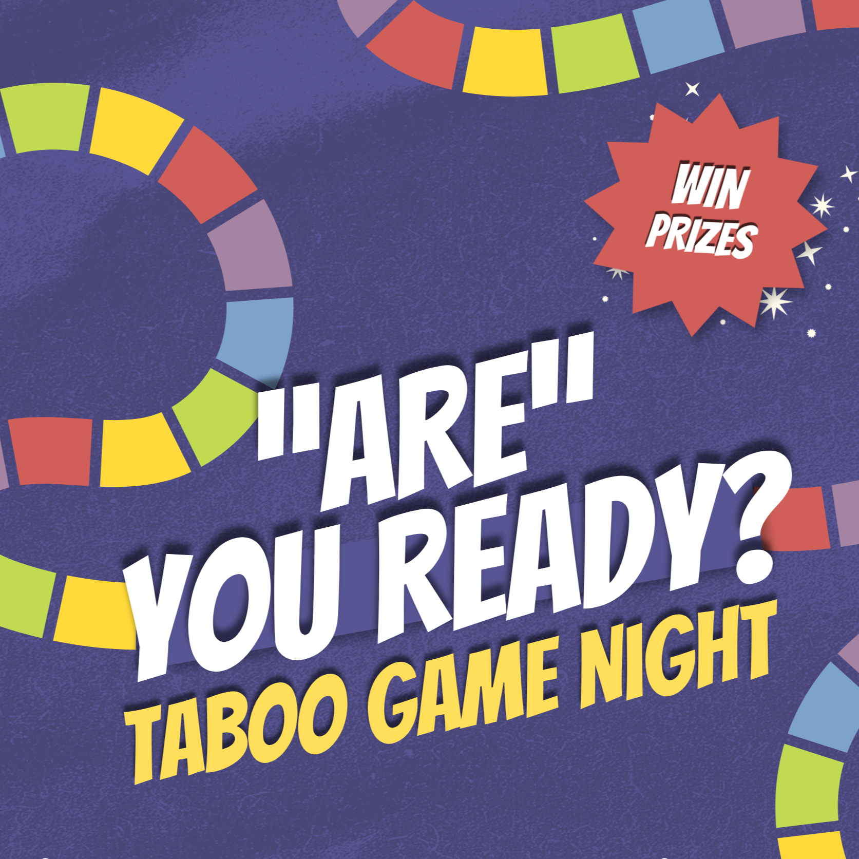 "ARE" you ready? Taboo Game Night!