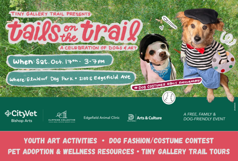 Tails on the Trail - A Celebration of Dogs & Art - Presented by Tiny Gallery Trail