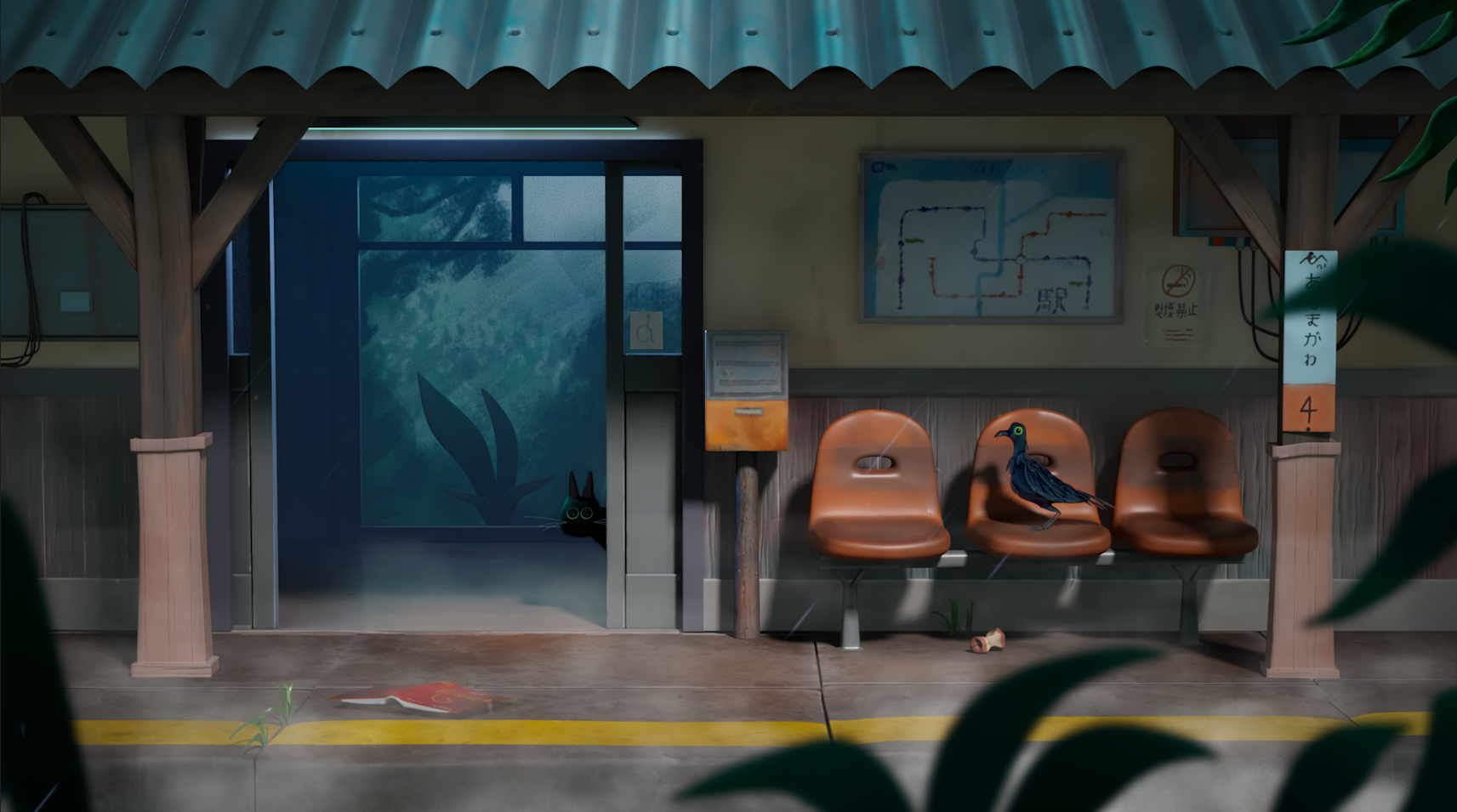 Rainy Busstop