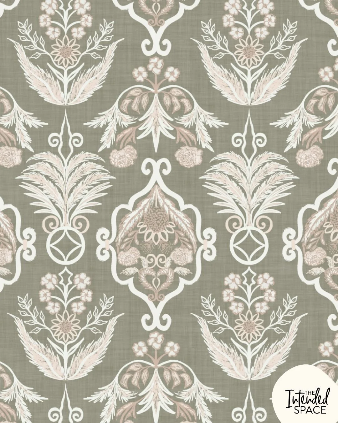 Isn't this delicate heritage pattern lovely? I was originally doing some study of the Ikat chinoiserie style, then I started sketching how I want my motifs to look and test the sketches as a pattern. I like that it suits well to whom are looking for 