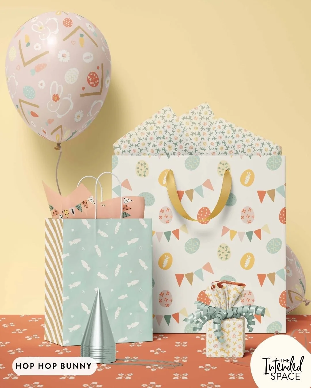 While we are still enjoying the Easter holidays...see how fresh and fun this Easter pattern collection! The orange pattern at the bottom is perfect for party table cloth or disposable party table cover! Any gift and partyware brands interested in col