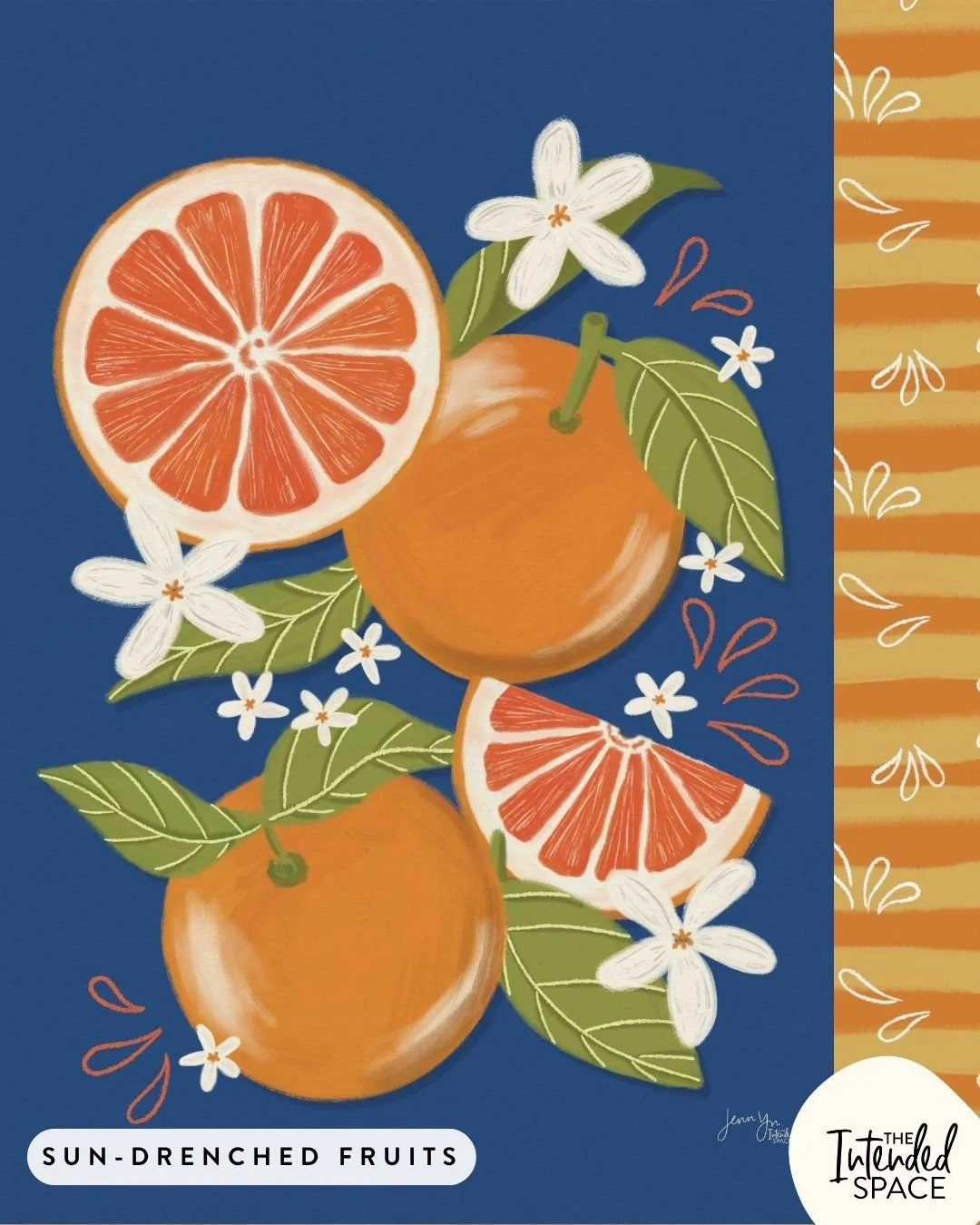 Another summer citrus that I used to have them with I was little - grapefruit! I rarely eat them as a fruit anymore, but I REALLY love anything with grapefruit scent! I love a hot honey grapefruit tea, grapefruit perfume ... 🤭 I remember when I was 