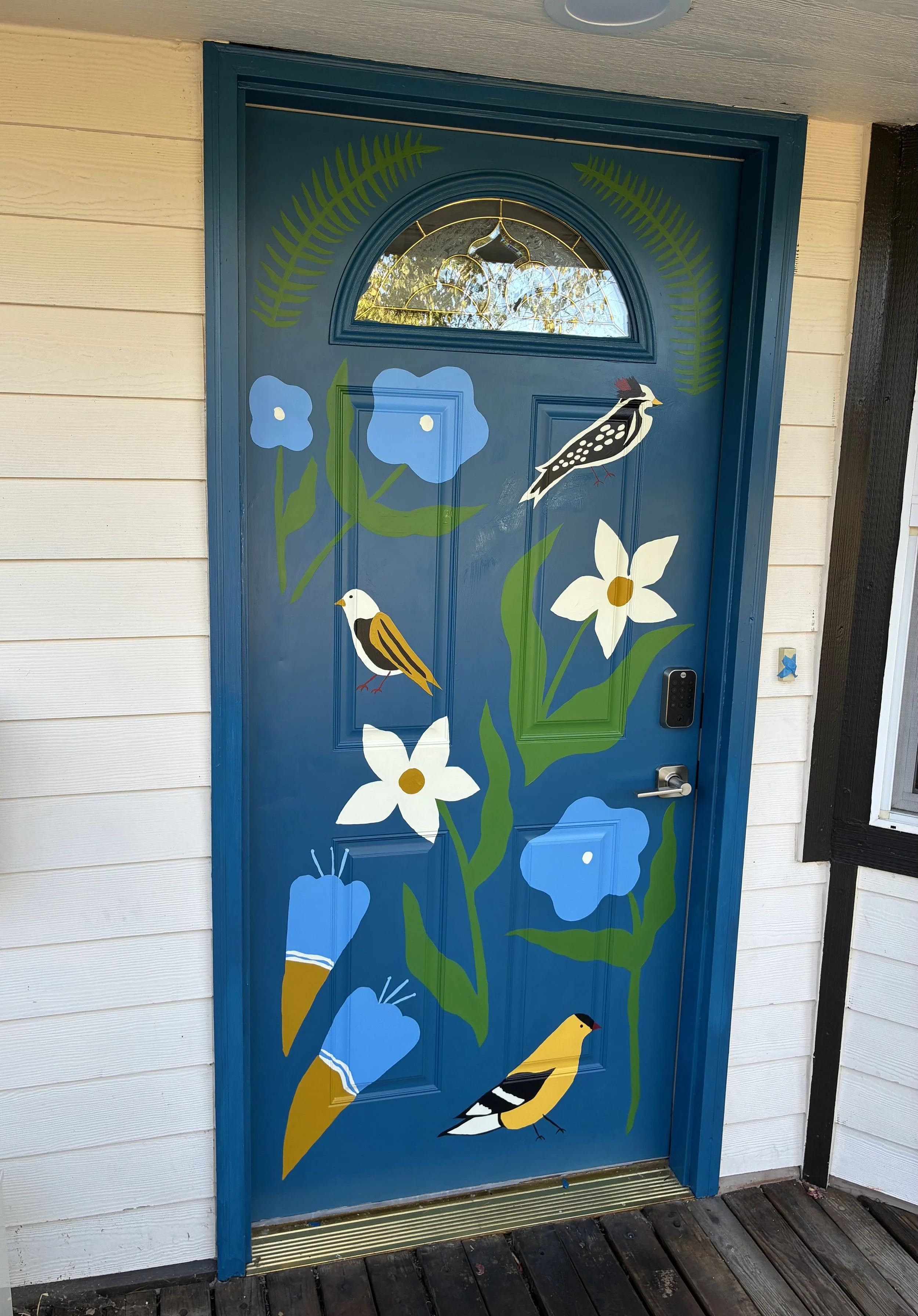 Birds, Kristen, front door .jpeg