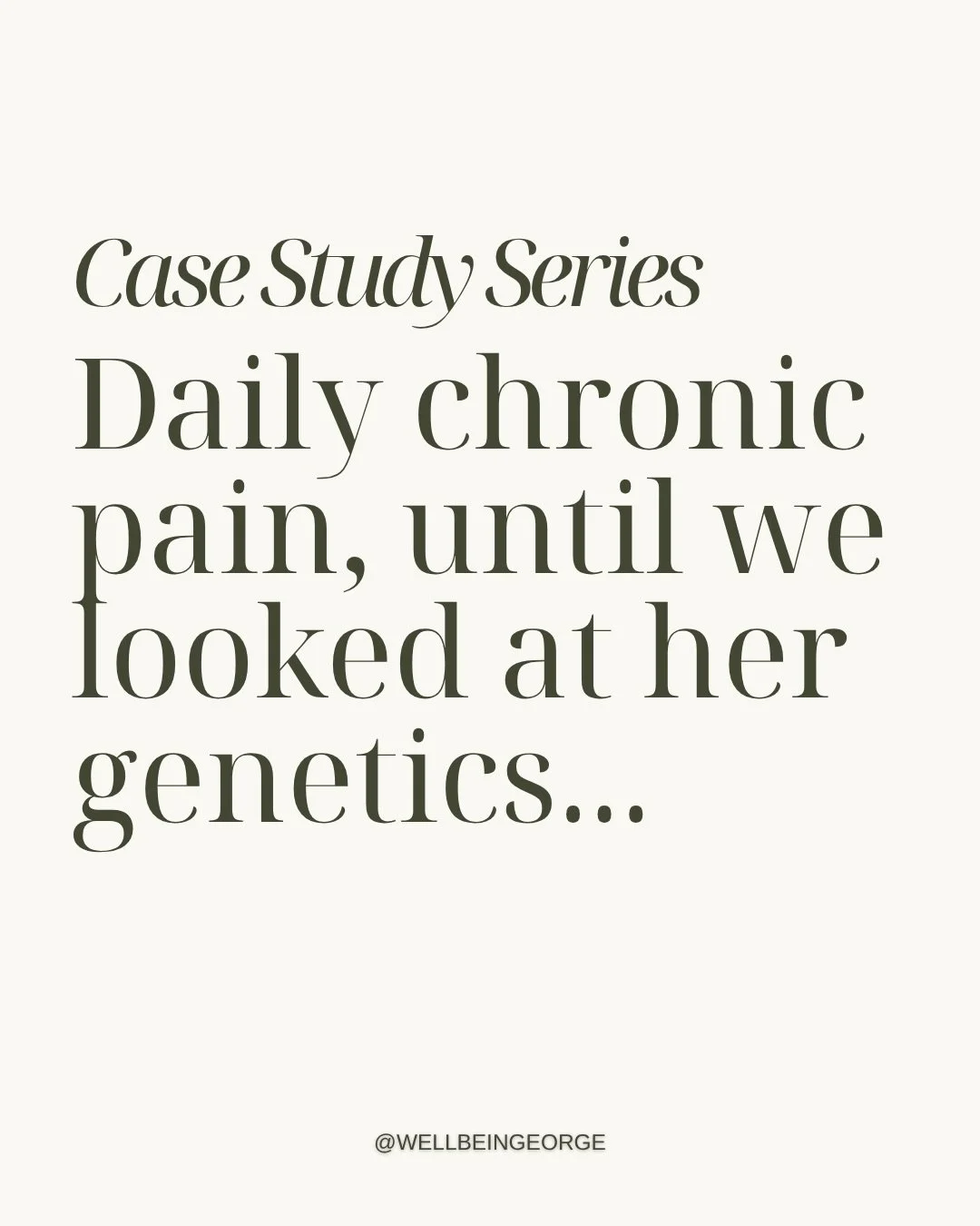 This client had been dealing with chronic lower back and hip pain, frequent flare-ups, constipation, anxiety, fatigue, feeling extremely overstimulated and irritable constantly and ongoing inflammation.

She had already tried the usual medication  ro