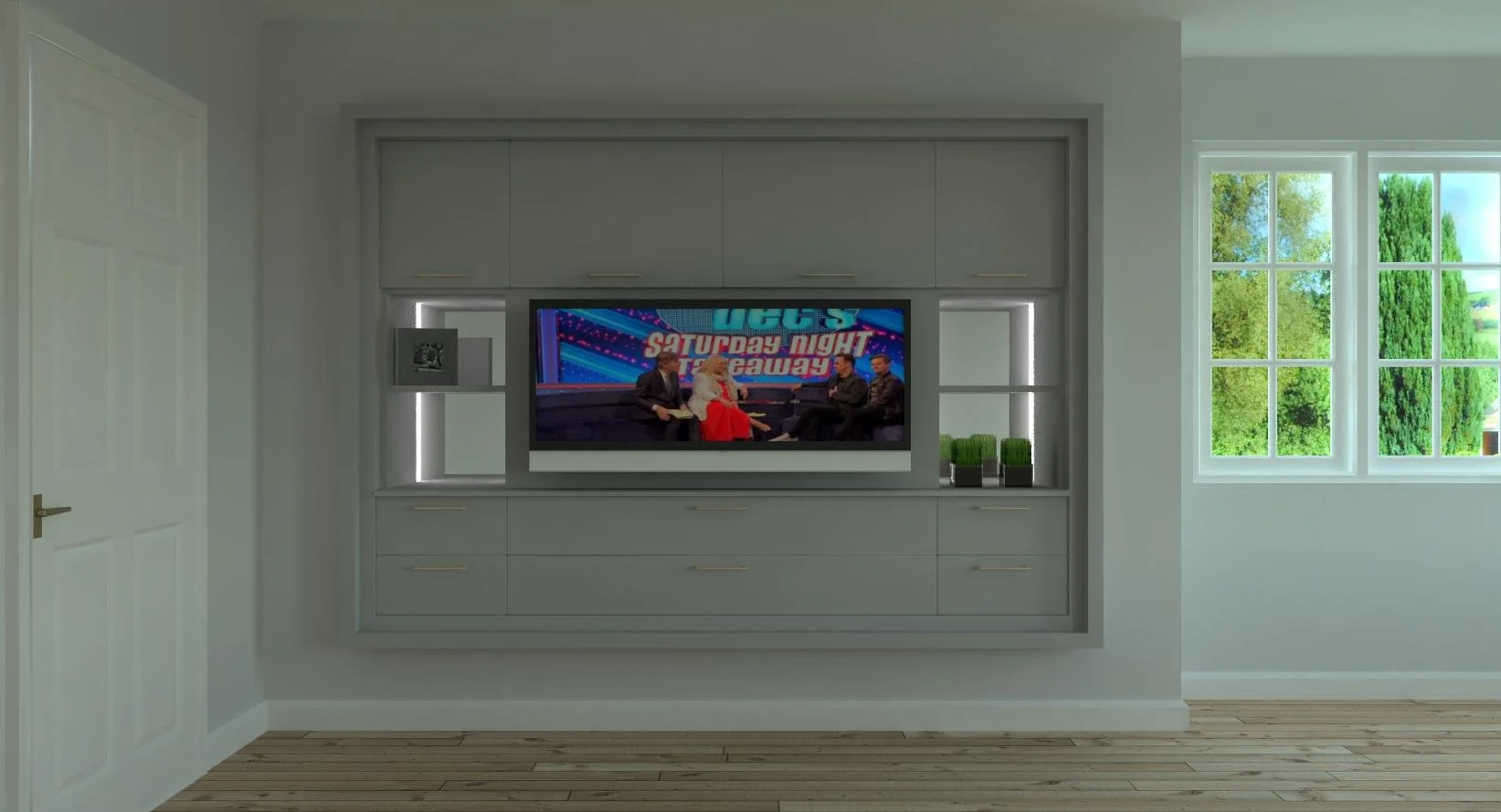 Bedroom tv unit