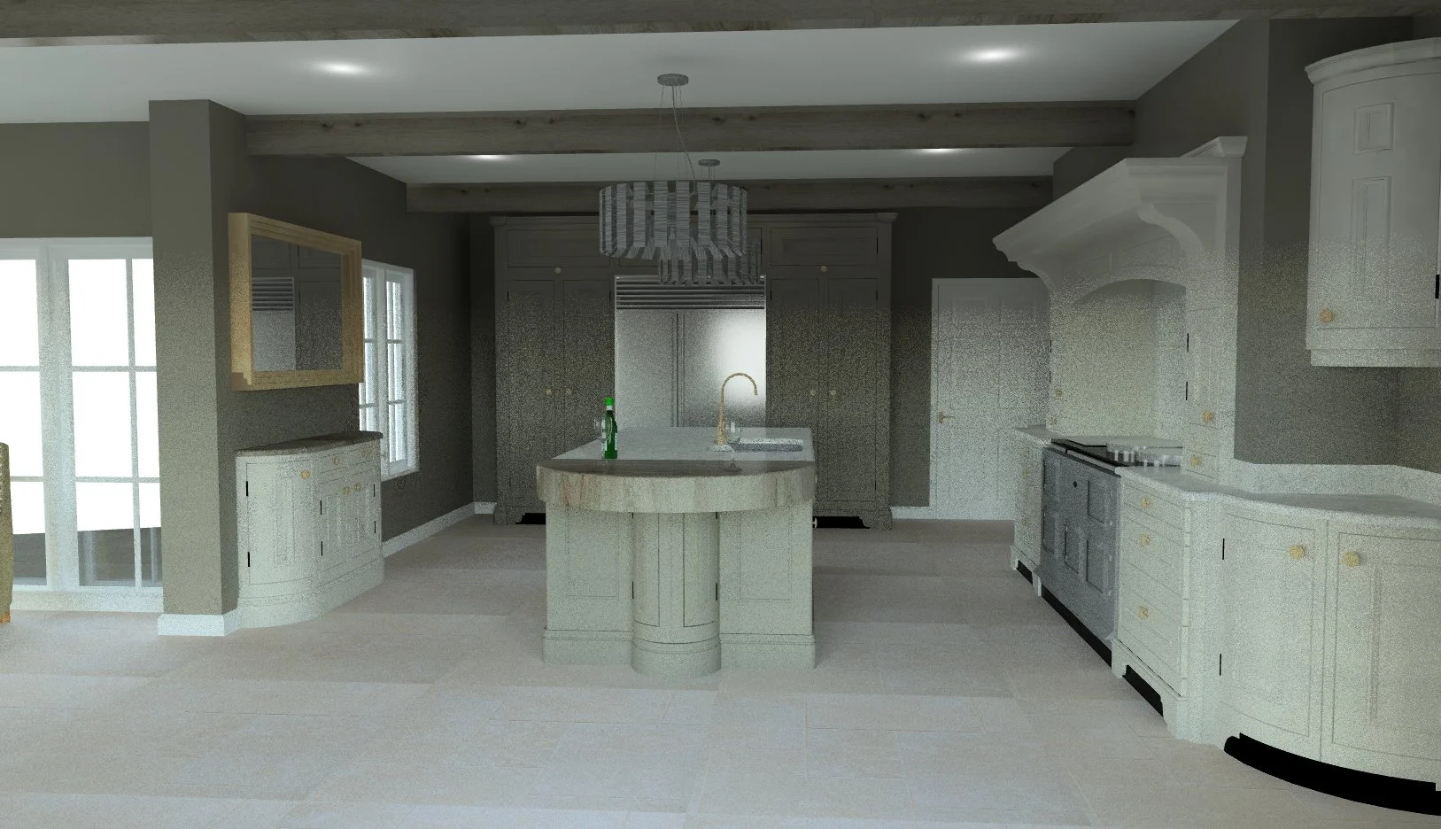 In-frame kitchen