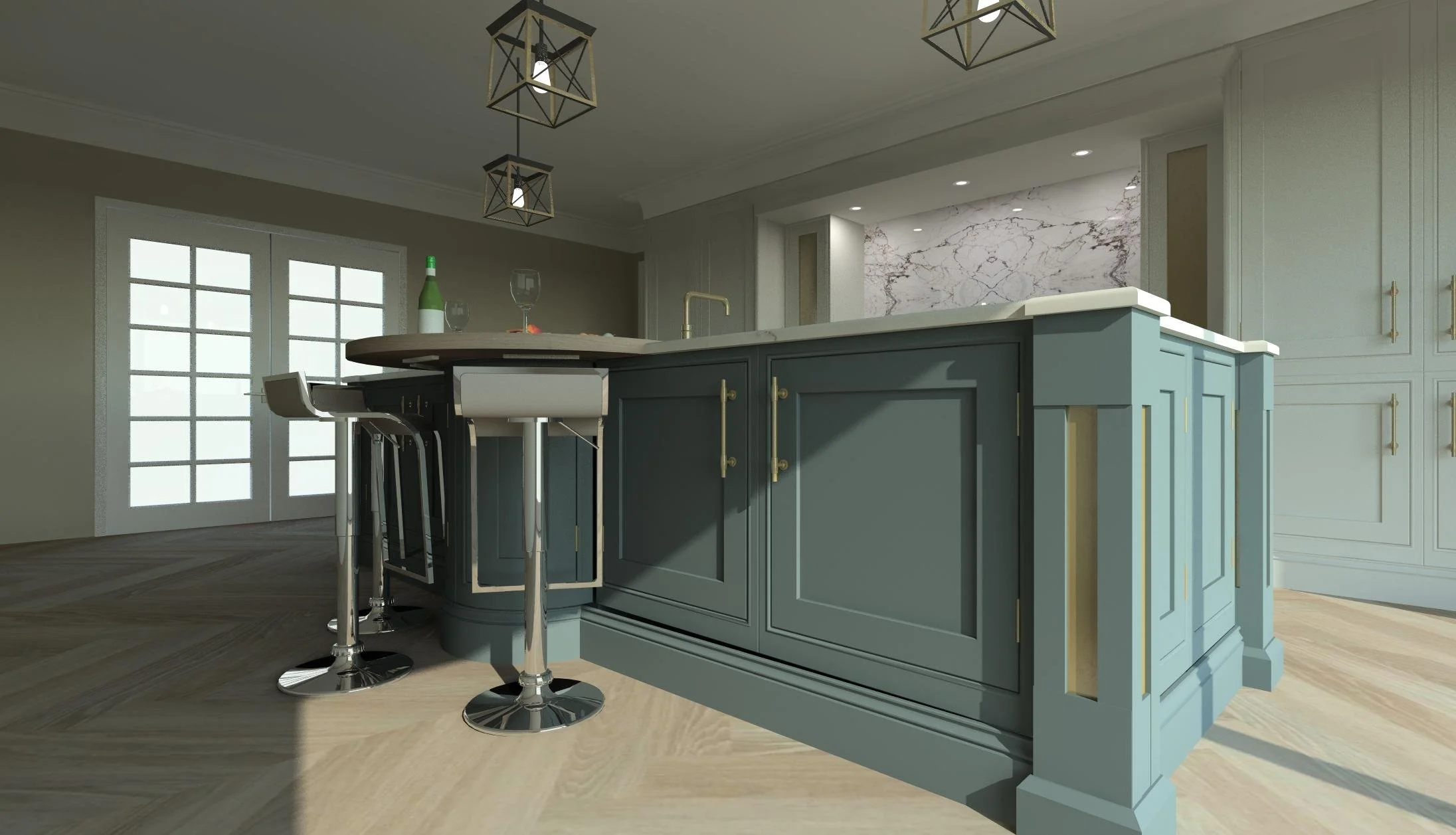 in-frame kitchen