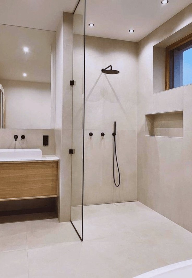 Bathroom Niche, Elegant But Not Flawless