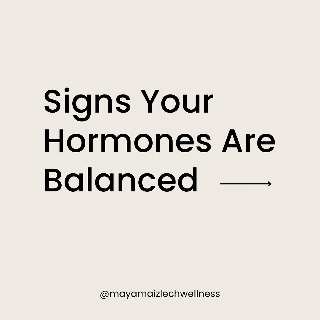 SWIPE👉 to see if you can check most of these boxes✅ Testing a hormone panel will give you insight into which specific hormones are out of balance📉 but your body is constantly giving you clues🔎 that something might be off with your overall hormone 