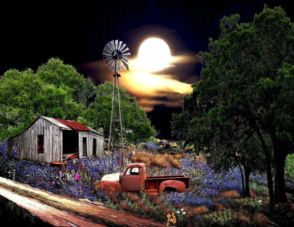 Texas Country Painting