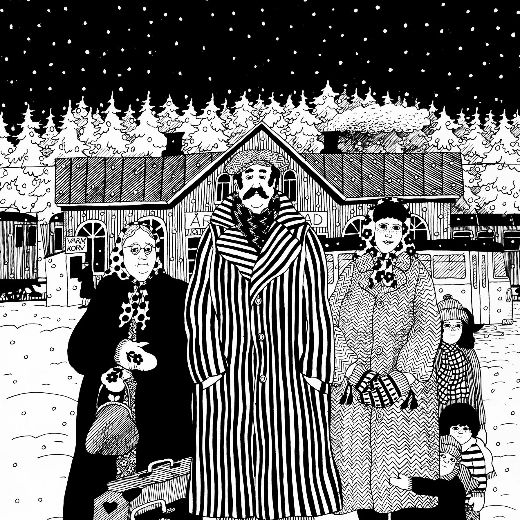 Svartvita höjdpunkter