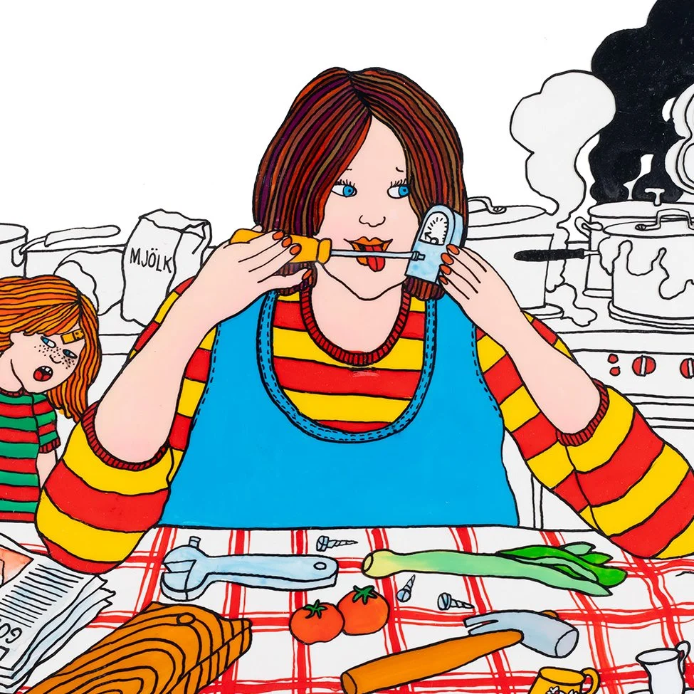 Mamman och pappan som gjorde arbetsbyte (1970)