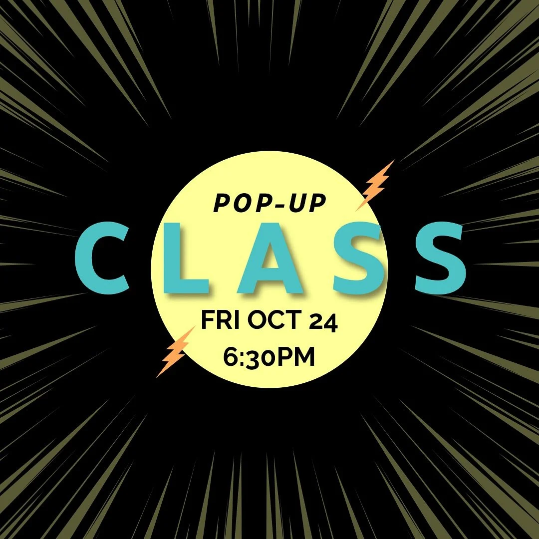 Save the date: First pop-up dance class in the new studio! Glow wear optional, but encouraged 😎 ⚡️