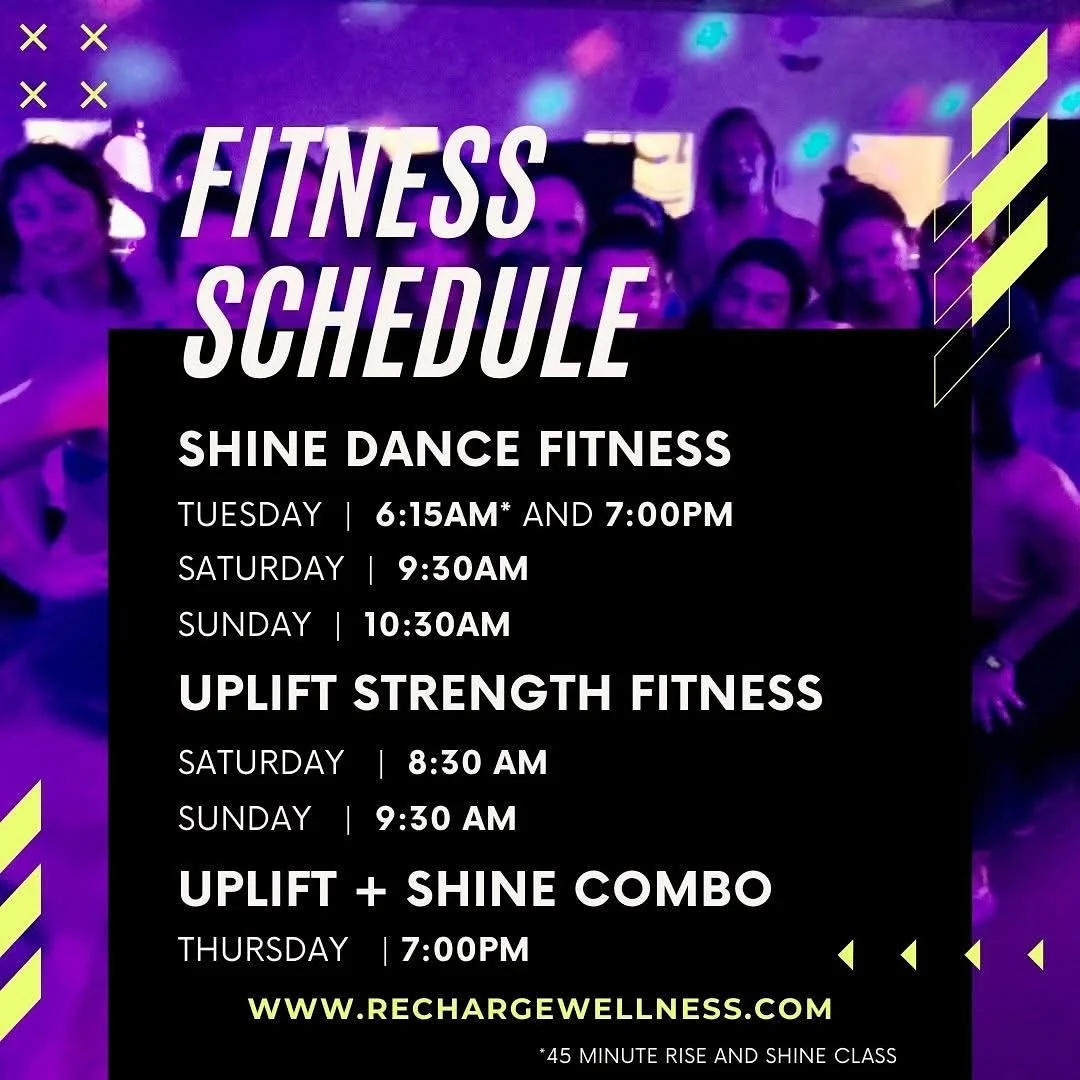 ‼️ Fall/Winter Schedule Updates: PLEASE READ! ‼️

➡️ 10/14: Tuesday/Thursday moving to 7PM
➡️ 10/30: Thursday changing to Lift/Dance Combo class (NEW!)
➡️ 11/1: Weekend classes are 30 minutes LATER (enjoy extra coffee and come extra caffeinated ☕️)
➡