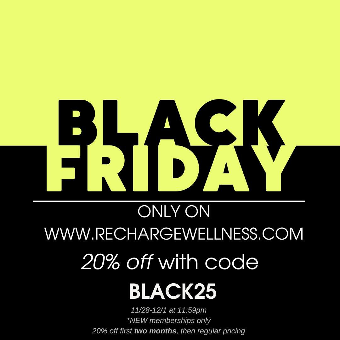 Oh heyyyyyy there!  2025 deals are live with code BLACK25 &mdash; but only until Tuesday night! 

✨ 20% off all class packs &amp; drop-ins
✨ 20% off your first 2 membership months (then back to regular price)

‼️ Code works ONLY on the website &rarr;