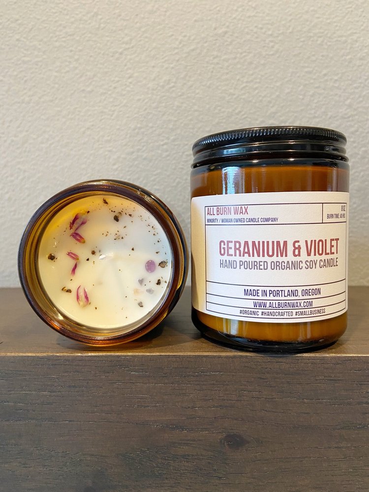 Geranium & Violet 8oz
