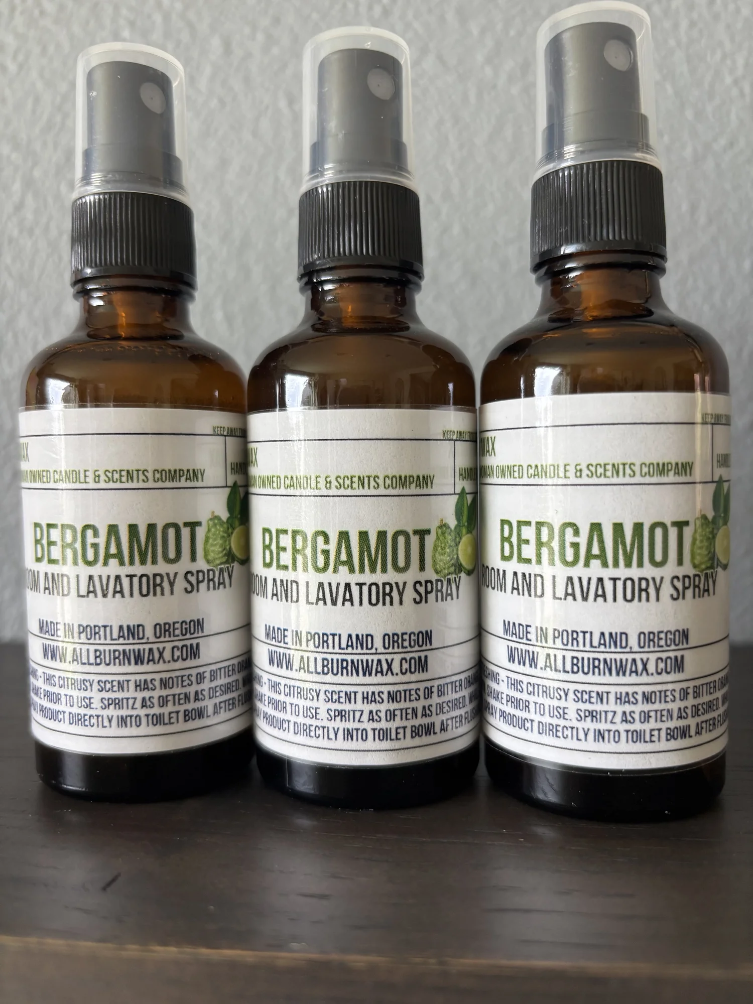 Bergamot 2oz Room & Lavatory Spray