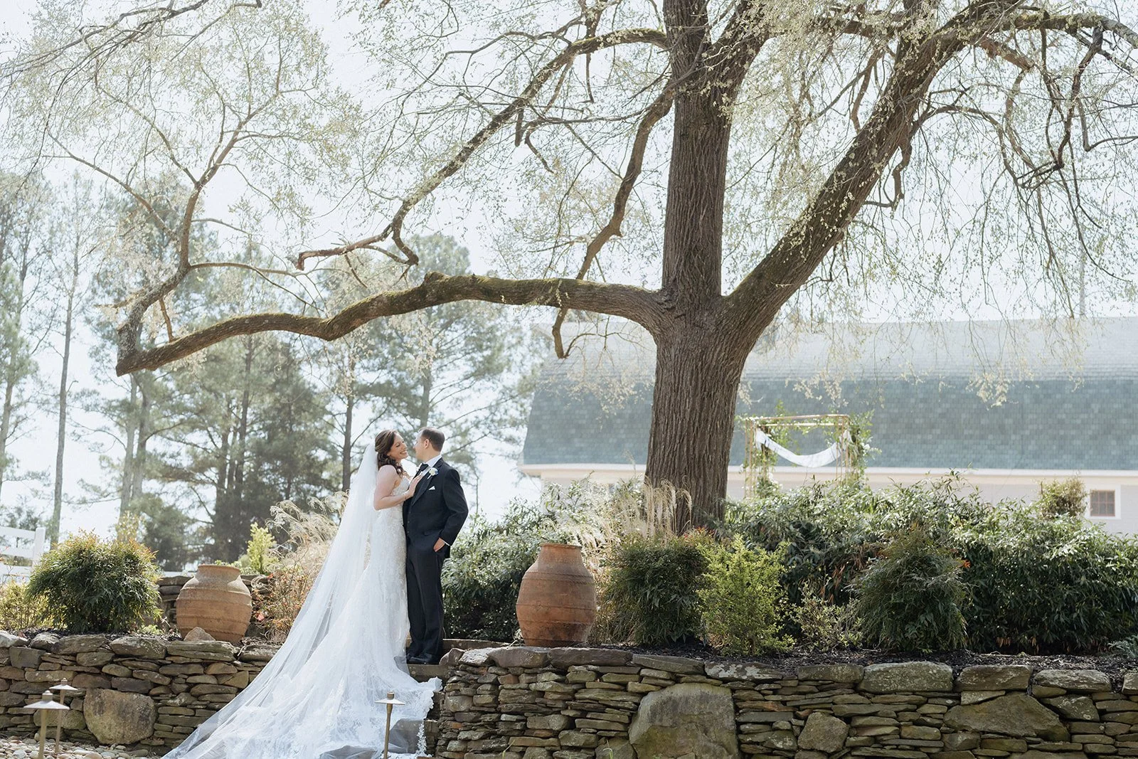 Ariel + Steven - Historic Wakefield Barn Wedding - Wake Forest, NC