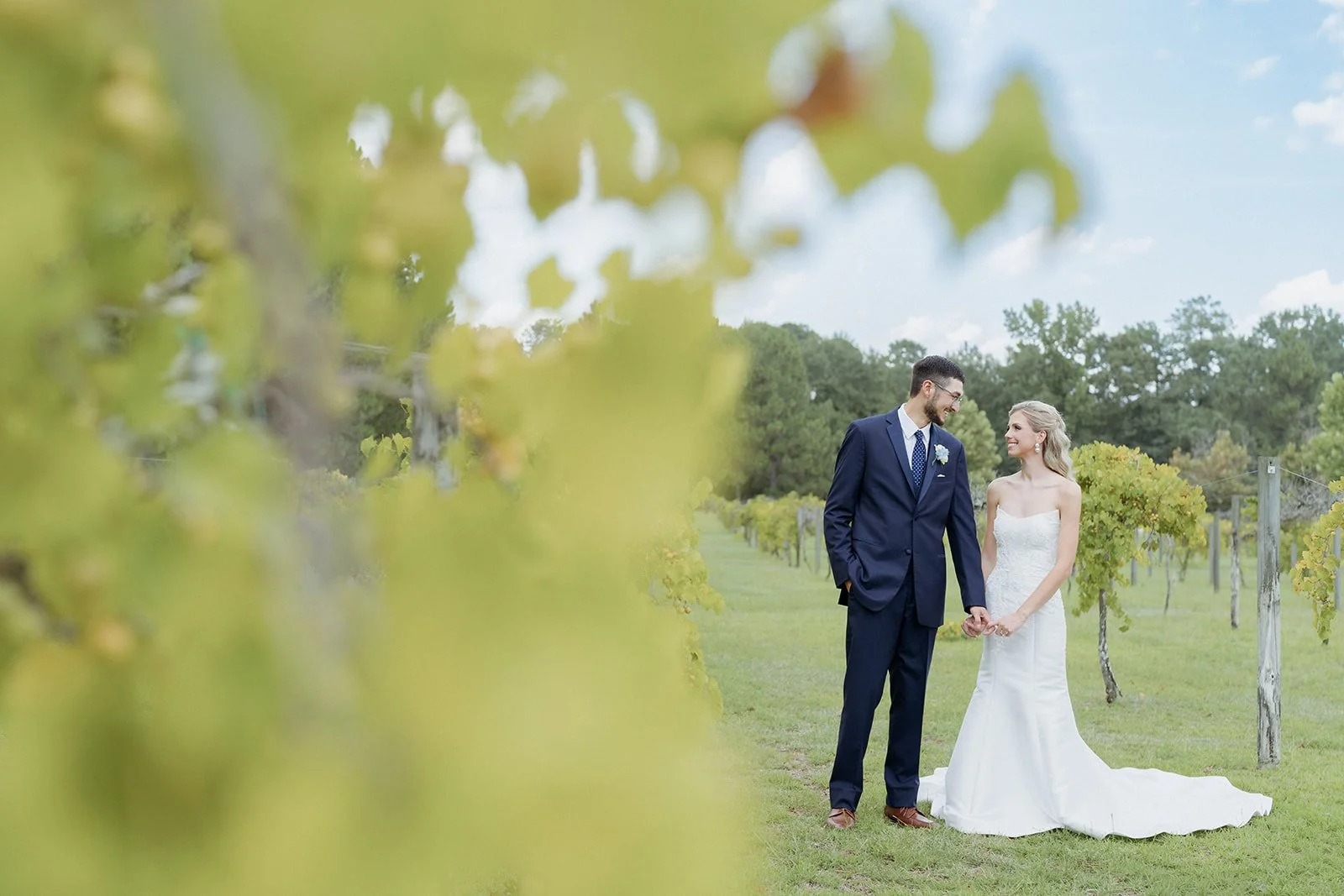 Jenna + Alex - Cape Fear Winery Wedding - Elizabethtown, NC 