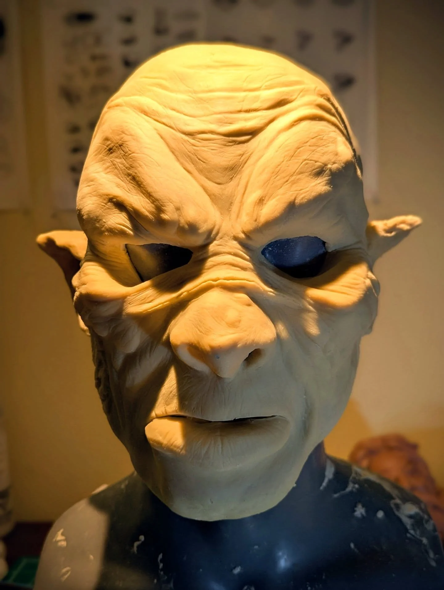My First latex orc mask ever, not bad for a first timer. Still work in progress and been enjoying the whole process. It's messy but it's rewarding. Will definitely do this more often in the future. Time to start prepping for paint work and hair appli