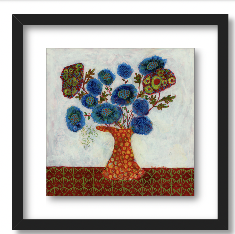 Blue and Orange  (square)