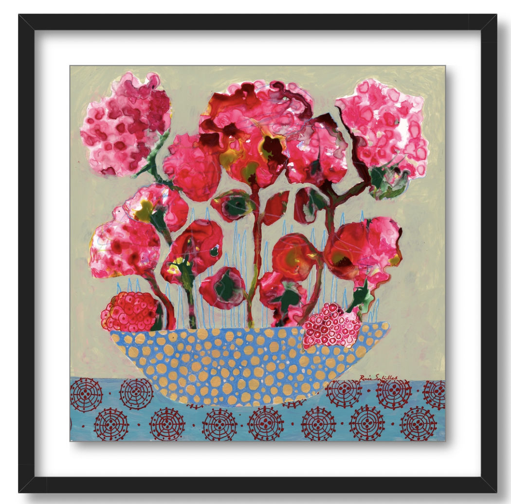 Pink Hydrangeas (square)