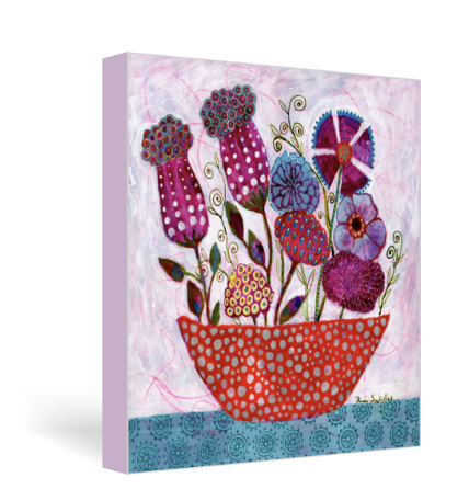 Pink Thistles (square)