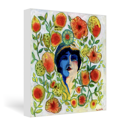 Woman in Yellow (square)