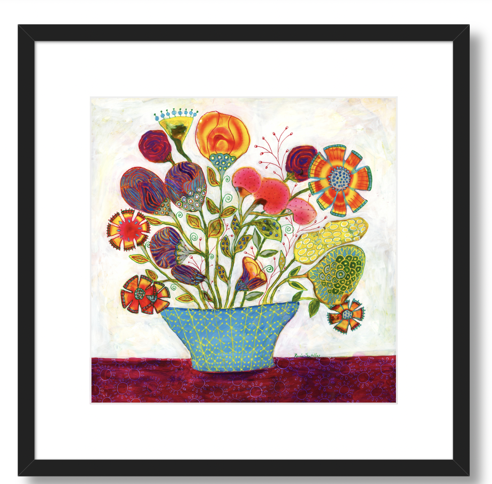 Many Colored Blooms  (square)