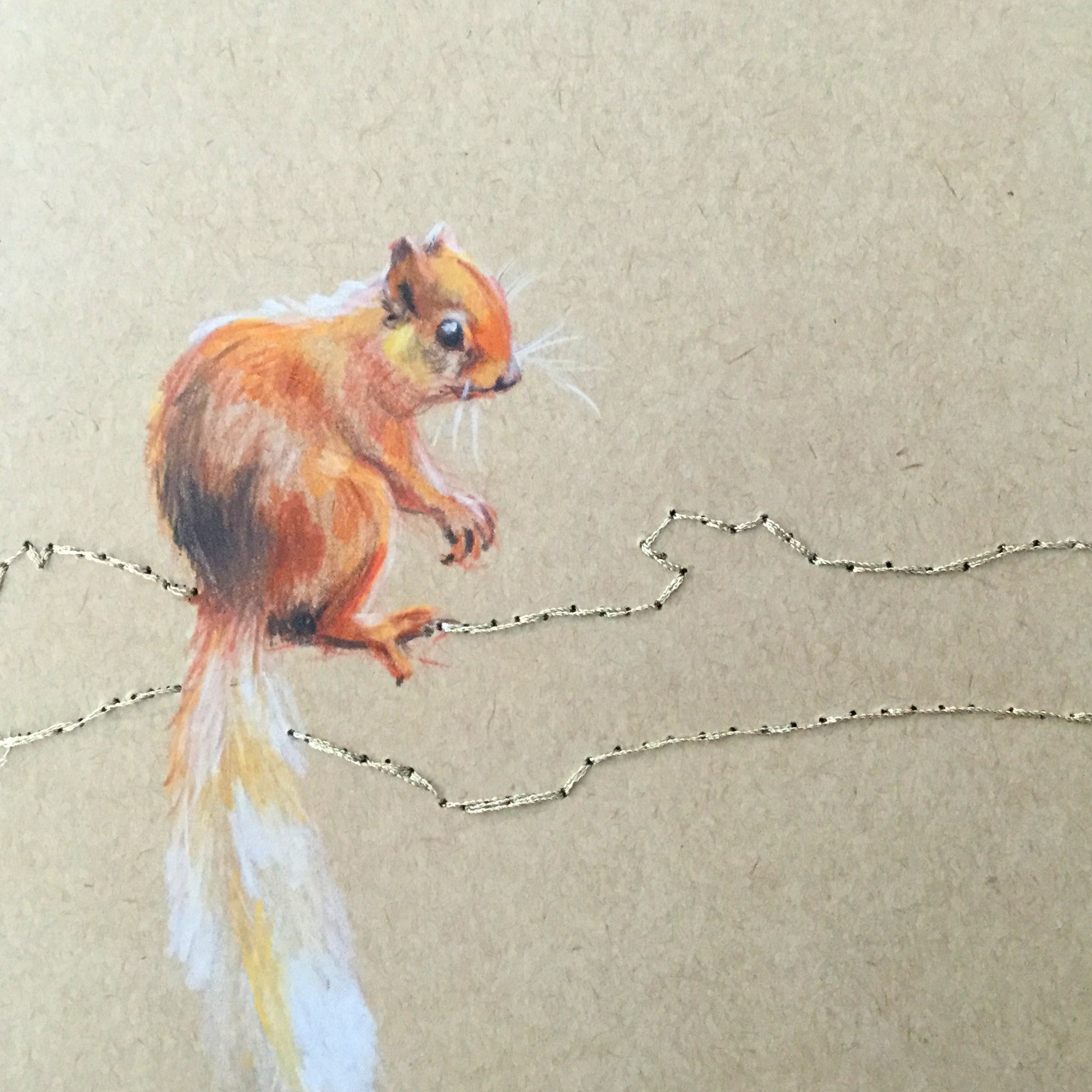 "Bosque II"

12x12 cm

Lápis de cor e linha de poliéster sobre papel
[colecção privada]