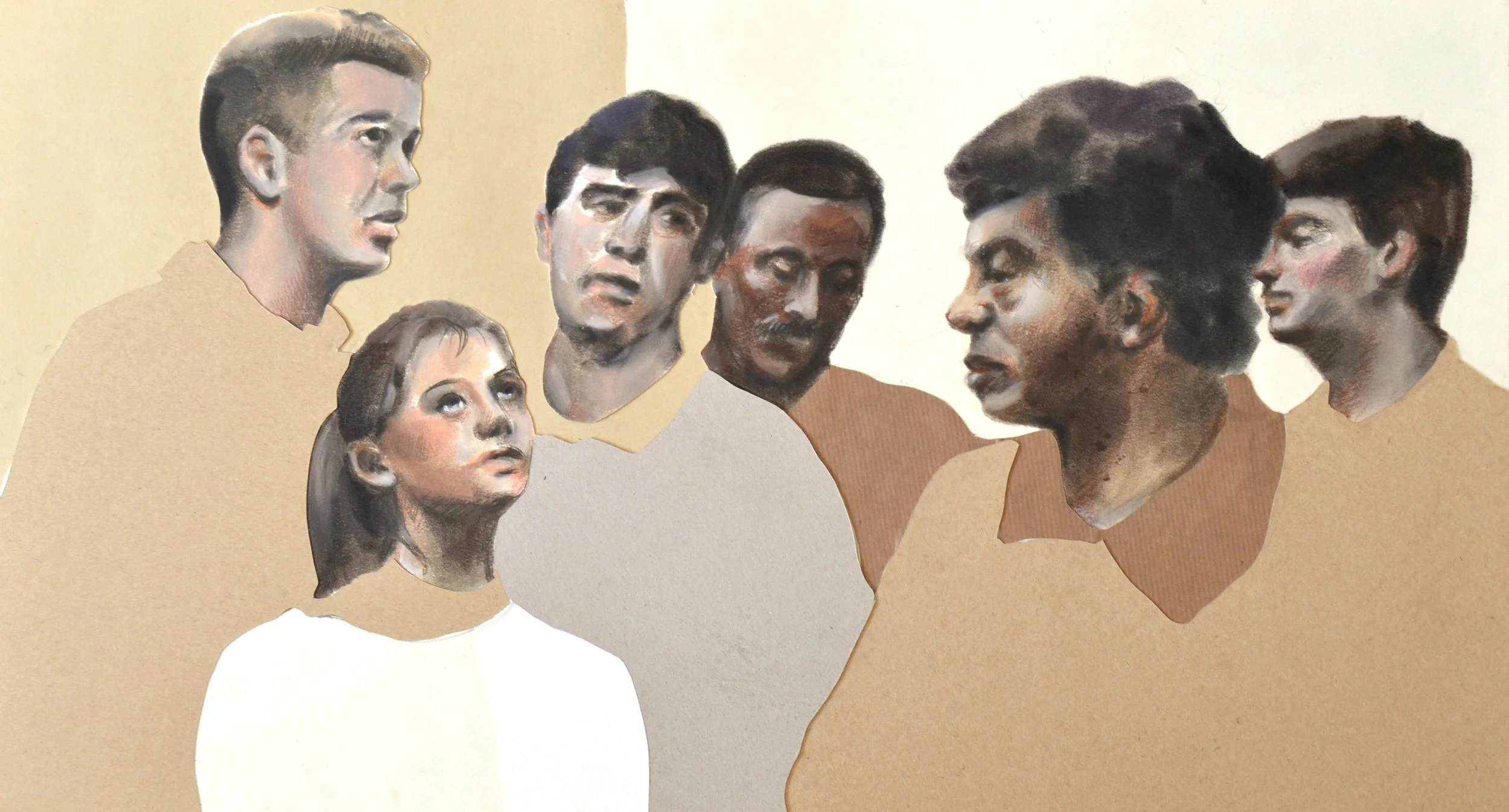 "I'm having an old friend for dinner"

65x35 cm

pastel sobre papel