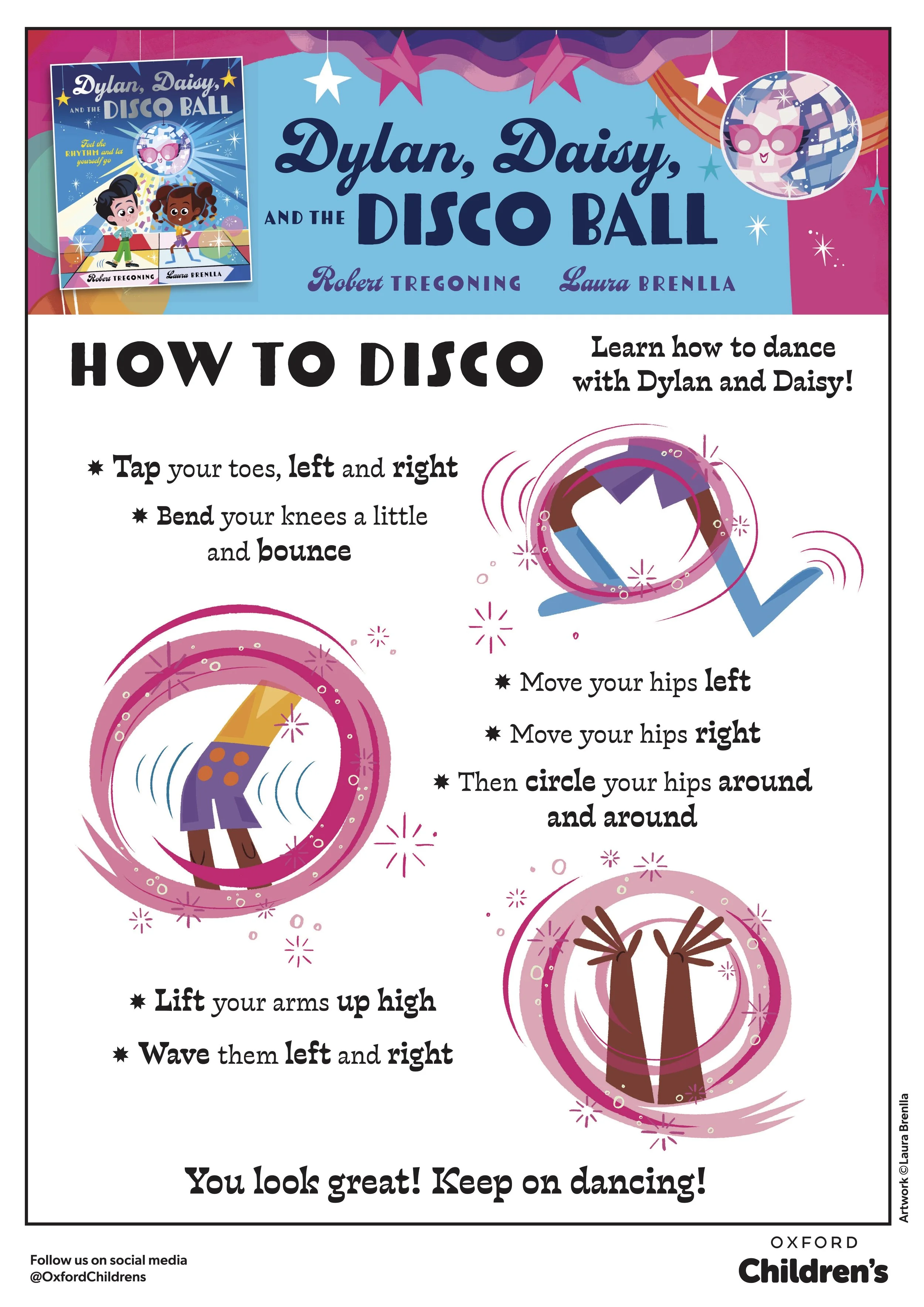 Dylan, Daisy, and the Disco Ball - How to Disco