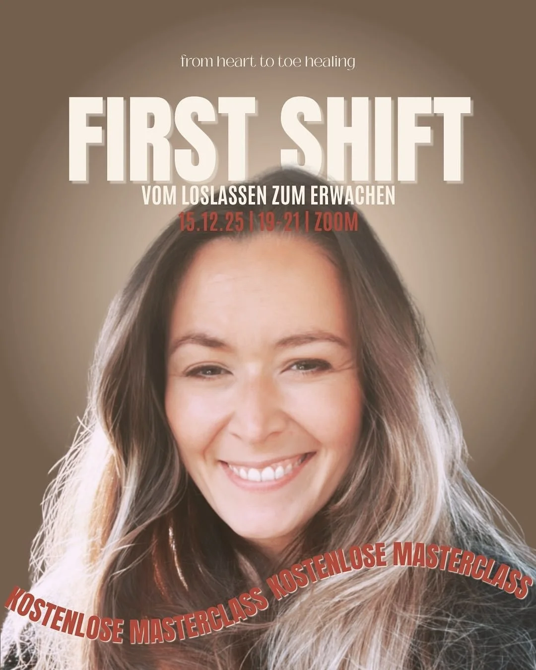 First Shift - Vom Loslassen zum Erwachen.

Diese kostenlose Masterclass ist die Schwelle f&uuml;r dich. Wir alle stehen mal an dem Punkt, an dem man sp&uuml;rt, das da mehr ist, das auf einen wartet. Wir alle wollen diese Schwelle &uuml;berwinden und