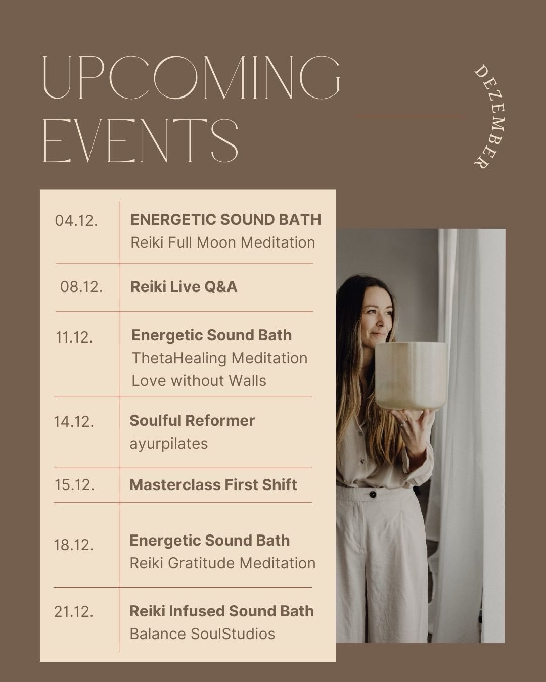 Dezember - du bringst F&uuml;lle. ✨✨✨

In meinem &quot;December Crystals&quot; Post habe ich es euch ja bereits gesagt: Ich finde der Dezember ist ein krasser F&uuml;lle Monat. And it's all about our mindset - lassen wir stressen oder sehen wir die k