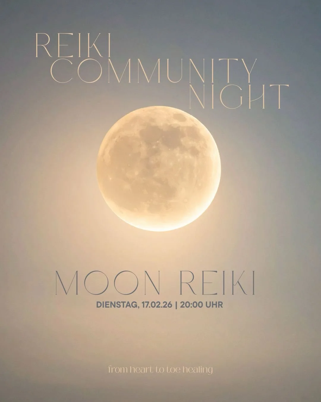 Die erste Reiki Community Night in diesem Jahr✨🌚💛 
Mondwissen &bull; Reiki &bull; Manifestation

Gemeinsam verbinden wir bei der Reiki Community Night die Qualit&auml;ten der Mondzyklen mit Reiki, l&ouml;sen alte Energien und manifestieren mit eine