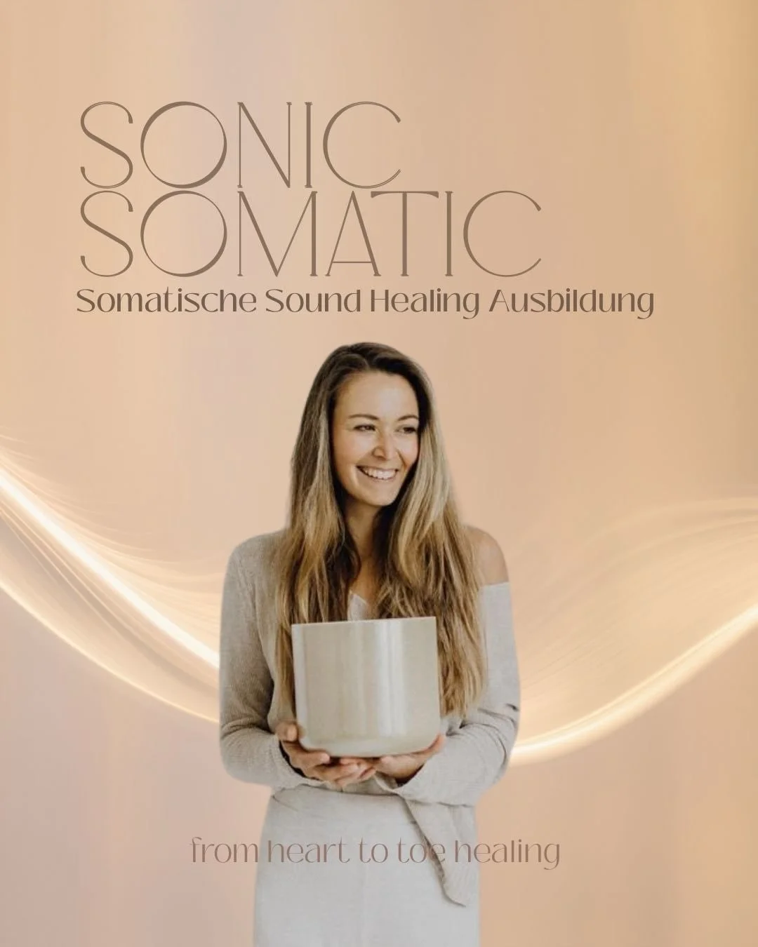 🌀 SONIC SOMATIC 🌀 
Somatische Sound Healing Ausbildung

In dieser Ausbildung verbinden wir Klang und Energieheilung mit somatischer K&ouml;rperarbeit. Die Ausbildung besteht aus vier Teilen, die einzeln buchbar sind oder zusammen eine vollst&auml;n